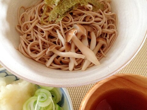 きのこ蕎麦